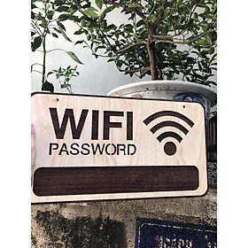 Mua Bảng Thông Tin Wifi bằng Gỗ Handmade trang trí Decor Shop  Cửa Hàng