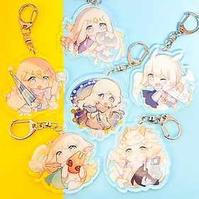 ( Mica trong acrylic ) Móc khóa SKY CHILDREN OF THE LIGHT VER VÀNG quà tặng xinh xắn dễ thương in hình anime chibi (MẪU GIAO NGẪU NHIÊN)