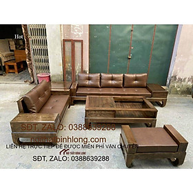 Mua Bộ sofa gỗ sồi nga ( cả đệm) - Đồ Gỗ Bình Long 0388639288