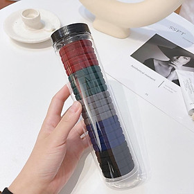 Ống 20 dây buộc tóc màu trơn Hàn Quốc C68