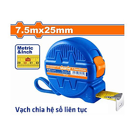 Mua  CHÍNH HÃNG  Thước kéo thép nền vàng 7.5x25mm WMT4340 WADFOW