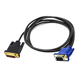 DVI-D (24+5) Male to VGA Male 15 pin Cable Video PC Monitor Cord Adapter