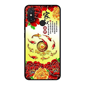 Ốp lưng dành cho điện thoại Xiaomi Mi A2 Hoa Mẫu Đơn Đỏ