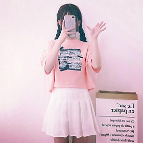 Áo teen nữ buộc nơ ,áo kiểu uzzlang, áo nữ Hàn Quốc