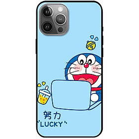 Ốp lưng cho iPhone 12 - iPhone 12 Pro - 12 Pro Max - 13 Mini - iPhone 13 - 13 Pro - 13 Pro Max - Mèo Lucky - Hàng Chính Hãng