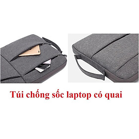 Túi chống sốc cho Laptop 15 nhiều ngăn có quai sành điệu