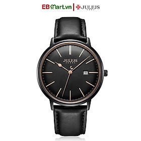 Đồng Hồ Nam Julius JAH-130 Dây Da Đường Kính 40mm | EBMart