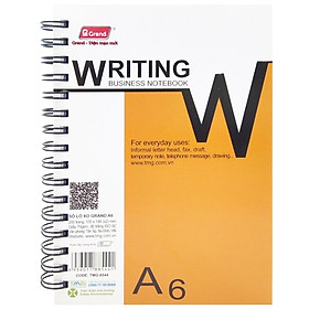 Sổ Lò Xo Grand A6 TMG-8544 - Màu Cam