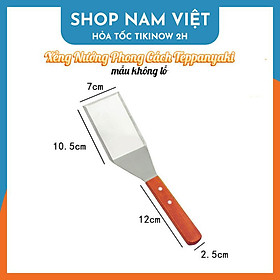 Xẻng Chiên Xào Đồ Nướng Teppanyaki Phong Cách Nhật