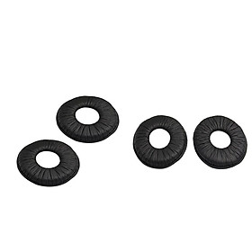 2Pairs Replacement Ear Pads Cushions For  MDR-ZX110 Headphone Black