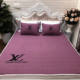 Set 3 Món Chiếu Điều Hoà Và 2 Vỏ Gối Đũi Mềm Mát Mùa Hè