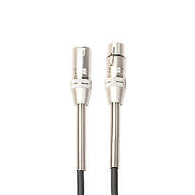 XLR 3 Pin Male to Female Microphone Mic Audio Shielded Extension Cable Cord OFC - NICKEL 1m/3m/5m/10m/15m