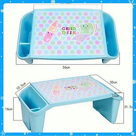 Mua Bàn nhựa học sinh đa năng (kt 58 x 31 x 23 cm) - Màu bé gái - Hàng Chất Lượng