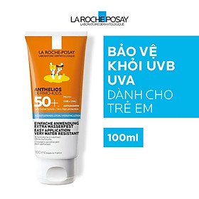 Kem Chống Nắng Dạng Sữa Cho Trẻ Em La Roche-Posay Anthelios Dermo Kid SPF 50+ UVB & UVA (100ml)