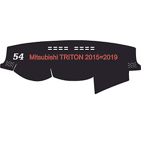 Thảm da Taplo vân Carbon Cao cấp dành cho xe Mitsubishi Triton 2015 - 2020 có khắc chữ Mitsubishi Triton và cắt bằng máy lazer