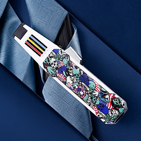 Mua Vỏ Hột Quẹt Bật Lửa Jobon ZB-198 Khò Gas 1 Tia Mạnh Mẽ Không Tắt Trước Gió