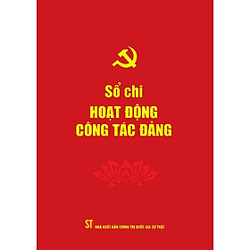 Sách Sổ chi hoạt động công tác đảng