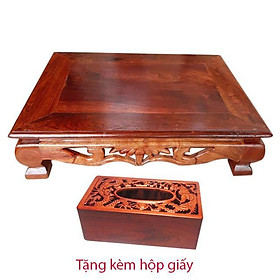 Mua Bàn osin gỗ hương tặng kèm hộp giấy bằng gỗ