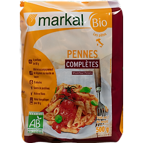 Mì ống penne hữu cơ Markal 500g