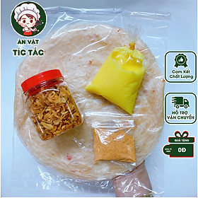 Mua (Cực Ghiền) Combo Bánh Tráng Phơi Sương Mỏng Dẻo Kèm Muối Hành Phi Sốt Bơ Trứng Đặc Biệt Tíc Tắc