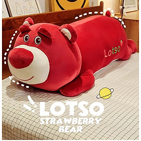 Thú nhồi bông Lotso đỏ siêu đáng yêu - Size từ 65cm đến 1m3