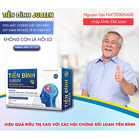 Hỗ trợ hoạt huyết, tăng cường tuần hoàn máu nãu - Tiền Đình JUBEEN - Hộp/lọ 30 viên