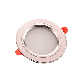 Bộ đèn LED Downlight Điện Quang ĐQ LRD17 S90  (viền bạc, Ø90) - Daylight - 7W