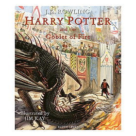 Harry Potter and the Goblet of Fire: Illustrated Edition (Hardback) (English Book)