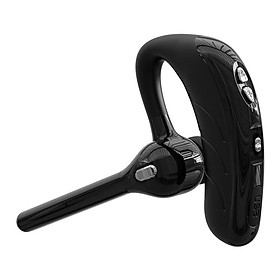Tai nghe tai đơn V8 với mic bluetooth5.1 Tiếng ồn tai nghe không dây không dây không dây miễn phí dài thời gian chờ đợi: Black-V8