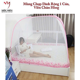 Màn Chụp , Mùng Chụp Tự Bung Đỉnh Rộng Cao Cấp Mộc Miên - Kích Thước 1,8mx2m ( Hà Nội )