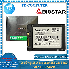 Mua Ổ cứng SSD Biostar 256GB S160 Sata III 2.5inch - Hàng chính hãng DigiWorld phân phối