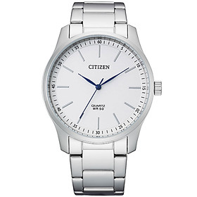 Đồng Hồ Nam Citizen Dây Thép Không Gỉ BH5000-59A - Mặt Trắng