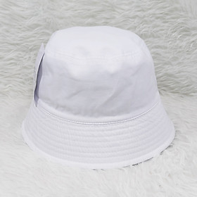 Mũ Bucket Vành Cụp, nón tai bèo vành tròn đội được 2 mặt thêu mặt da vải cotton cao cấp phù hợp cho các bạn nữ
