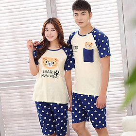 Đồ Ngủ Ngắn Tay Mặc Nhà Unisex