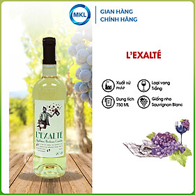 Rượu Vang Trắng Château Haut Meyreau L Exalté AOP Bordeaux 750ml 12.5%