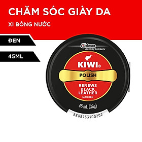 SHIP NHANH Kiwi Xi đánh giầy Màu Đen 45ml- GIAO NHANH 1H