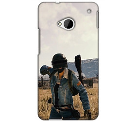 Ốp lưng dành cho điện thoại HTC M7 hinh PUBG Mẫu 07