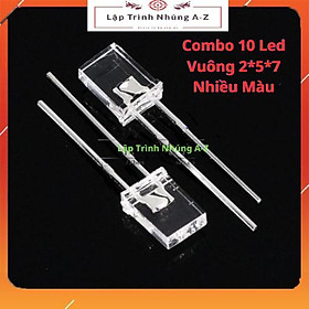 Mua  Lập Trình Nhúng A-Z  G36  Combo 10 Led Vuông 2*5*7 Nhiều Màu