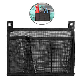 9.4x6.7 inch Durable Marine Boat Tools Storage Mesh Bag Pouch Yacht Kayak Canoe Dinghy Gear Beer Tackle Box Net Holder Organizer