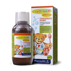 Pharmalife Fitobimbi APPETITO Siro ăn ngon 3 tác động, Chai 200ml