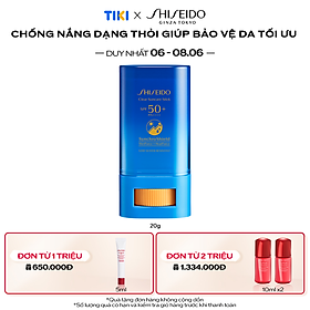Chống nắng dạng thỏi Shiseido GSC Clear Suncare Stick SPF50+ 20G