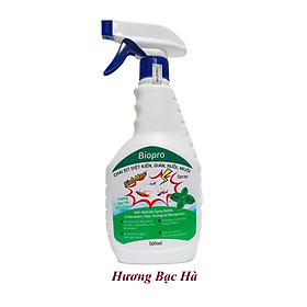 Chai xịt diệt kiến diệt gián ruồi muỗi Sinh học Biopro Chai 500ml Diệt sạch côn trùng gây hại An toàn Hiệu quả Sx tại VN