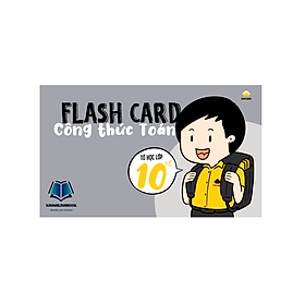 Sách - Flash card Công thức toán 10 kingedu