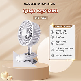 Mua Quạt Kẹp Mini Hàng Chính Hãng Moaz BéBé MB – 063