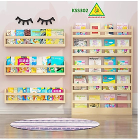 Mua Kệ treo tường đơn giản  Kệ đựng sách báo  Kệ sách tranh mẫu giáo cho bé KSS302 - Nội thất lắp ráp Viễn Đông Adv