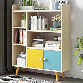 Tủ sách cao cấp đa năng 120cm MGK015 - Giao mầu ngẫu nhiên