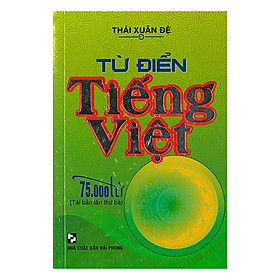 Hình ảnh sách Từ Điển Tiếng Việt 75.000 Từ