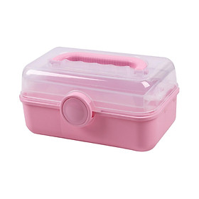 Multipurpose Organizer Box, Multipurpose Storage Box, Home Portable Storage Case with Handle for Hair Accessories, Makeup
