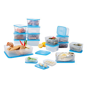 Bộ 16 Hộp Bảo Quản Thực Phẩm Ngăn Đông Tupperware Freezermate