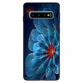 Ốp lưng dành cho Samsung S10 Plus mẫu Mẫu Đơn Xanh Đỏ